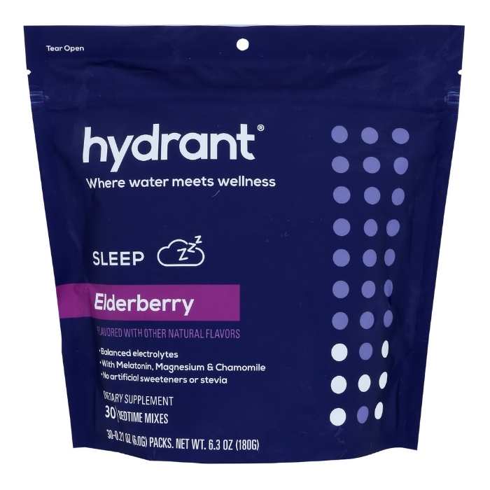 Hydrant - Sleep Elderberry Hydration Mix, 30 Sachets