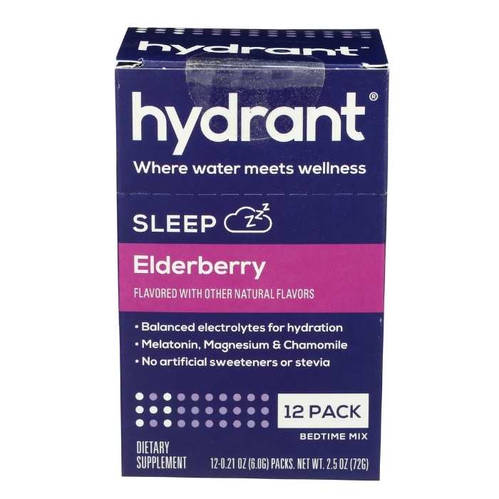 Hydrant - Sleep Elderberry Hydration Mix, 12 Sachets