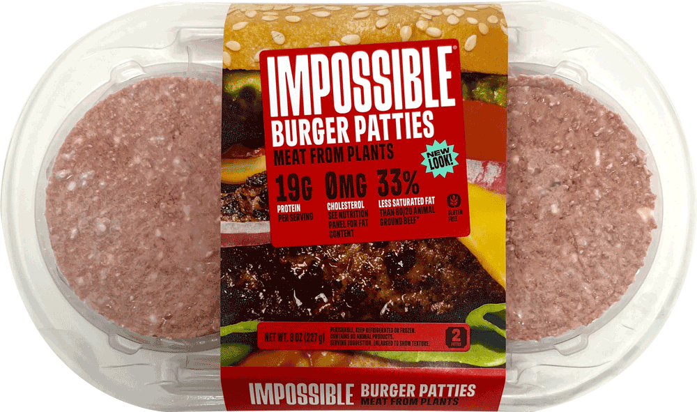 Impossible - Burger Patties - 2 pack, 8oz