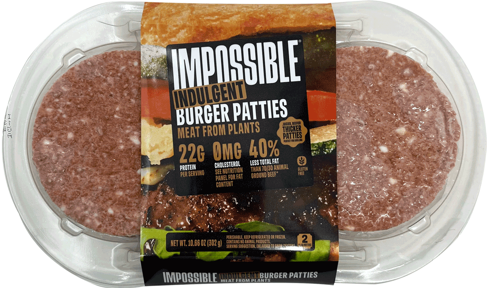 Impossible - Burger Patties - Indulgent - 2 pack, 10.66oz