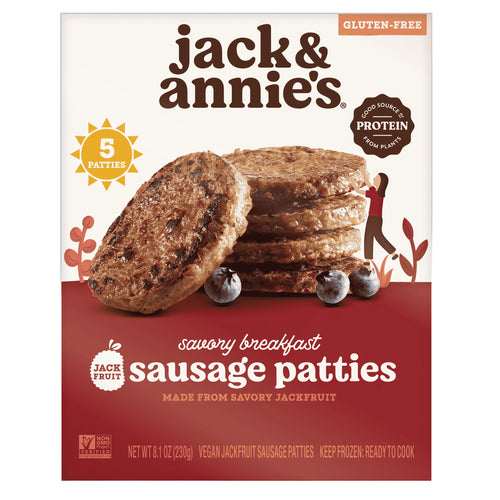 Jack & Annie's - Savory Breakfast Jack Sausage Patties, 8.1oz