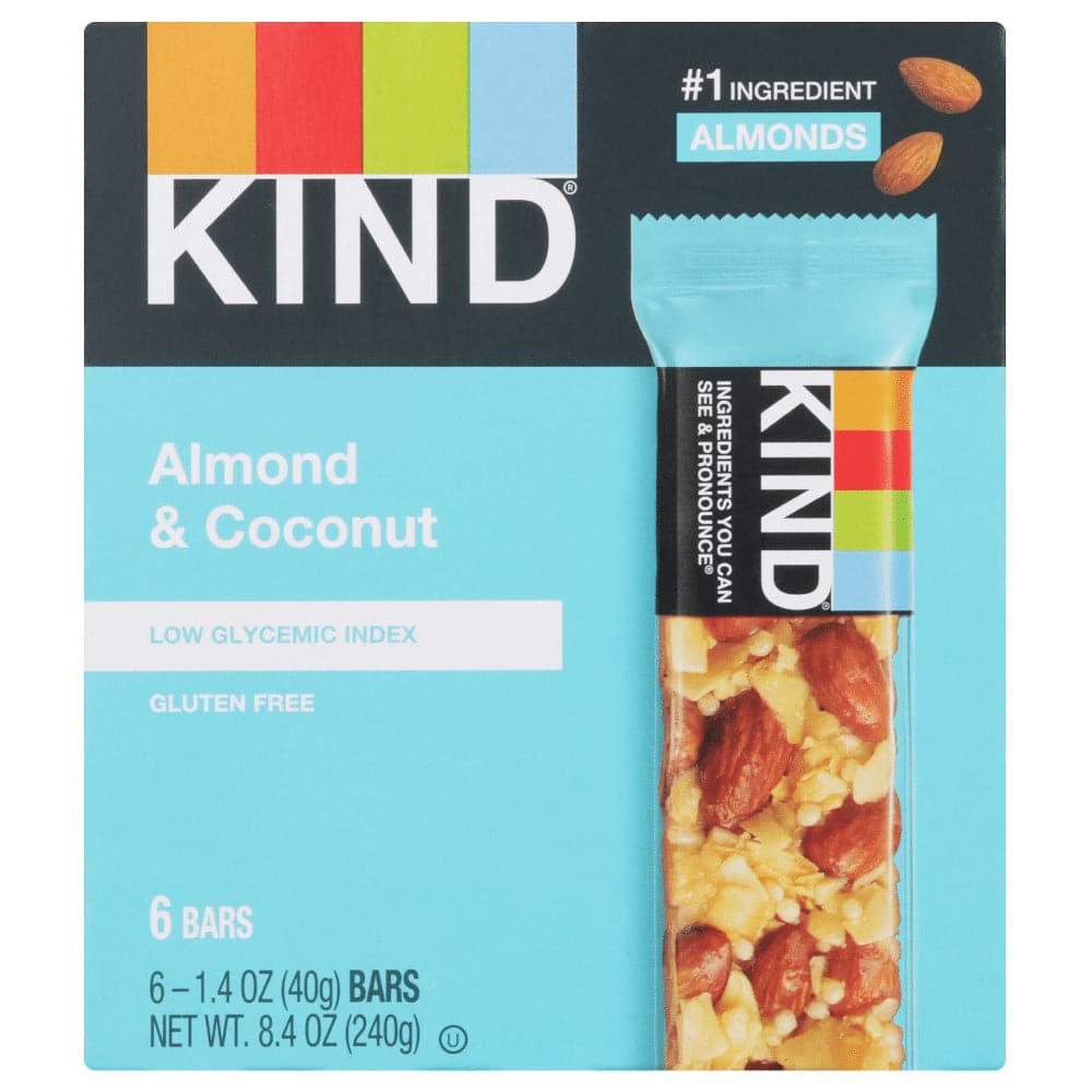 KIND - Gluten Free Bar Almond & Coconut, 8.4 Oz