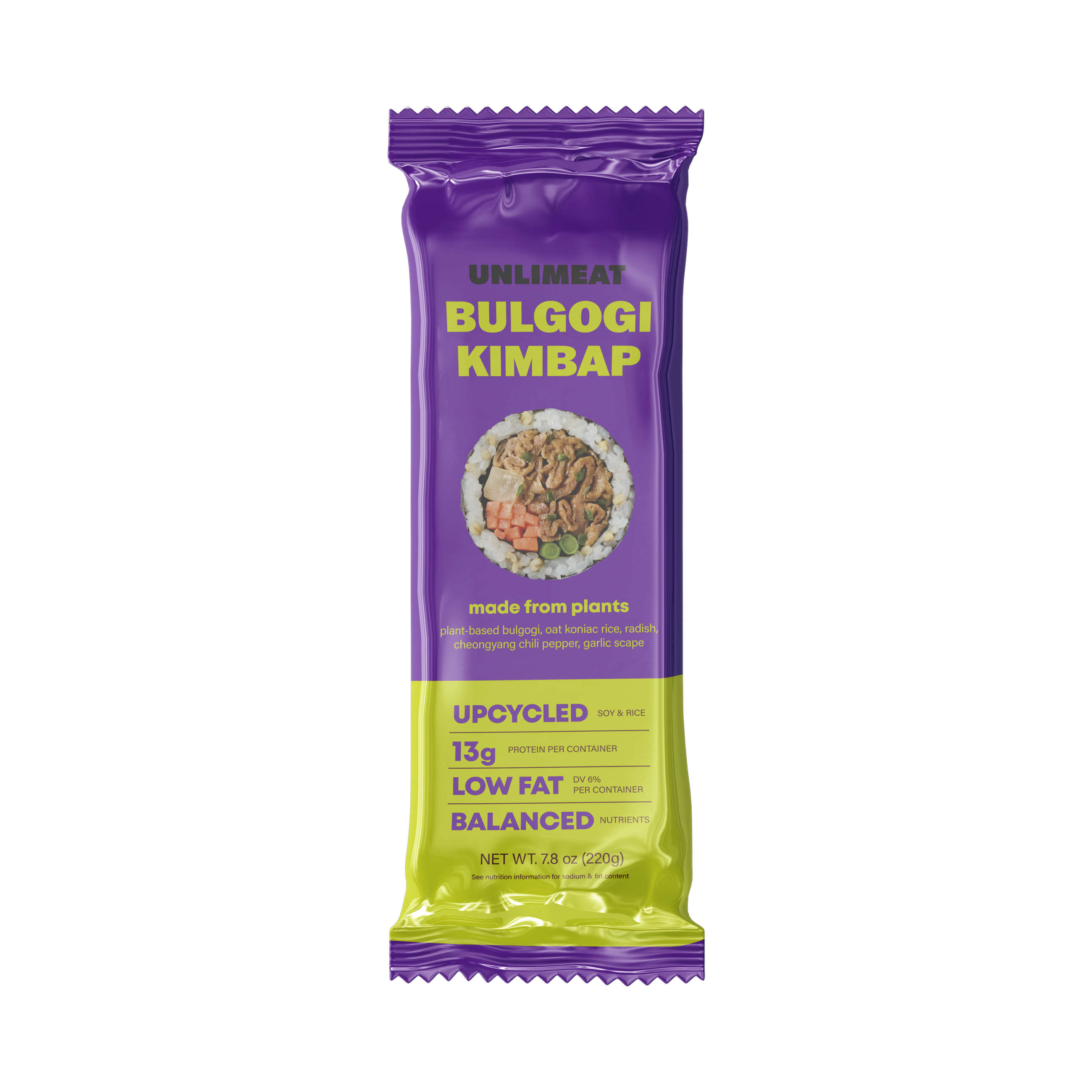 Unlimeat - Plant-Based Kimbap Bulgogi Roll, 7.8oz