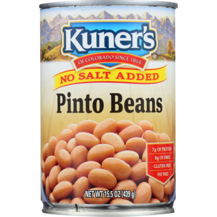 Kuner's - Pinto Beans No Salt, 15 Oz - Pack of 12