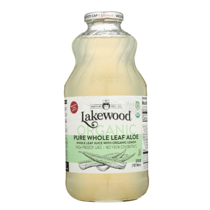 Lakewood - Aloe Vera Leaf Juice, 32 fl Oz - Pack of 6