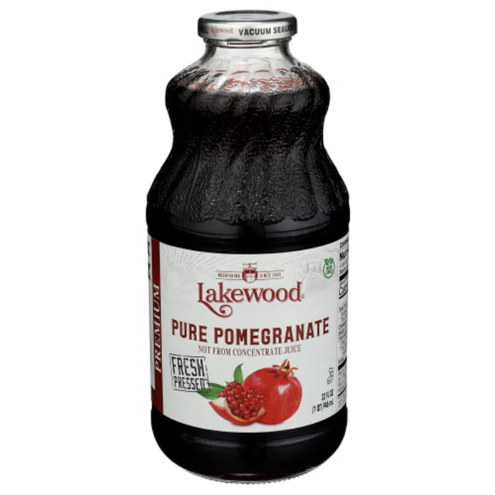 Lakewood - Pure Pomegranate Juice, 32 fl Oz - Pack of 6