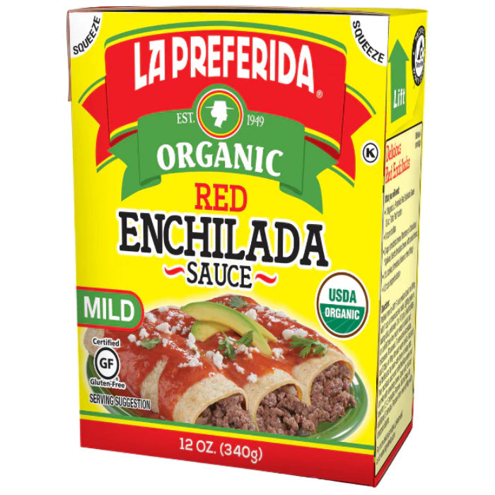 La Preferida - Enchilada Sauce Red Tetra Pak, 12 Oz - Pack of 10