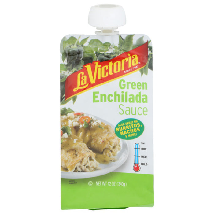 La Victoria - Green Enchilada Sauce Pouch, 12 Oz - Pack of 6