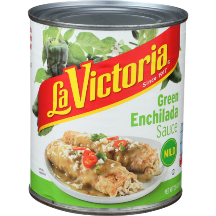 La Victoria - Mild Green Chili Enchilada Sauce, 28 Oz - Pack of 6