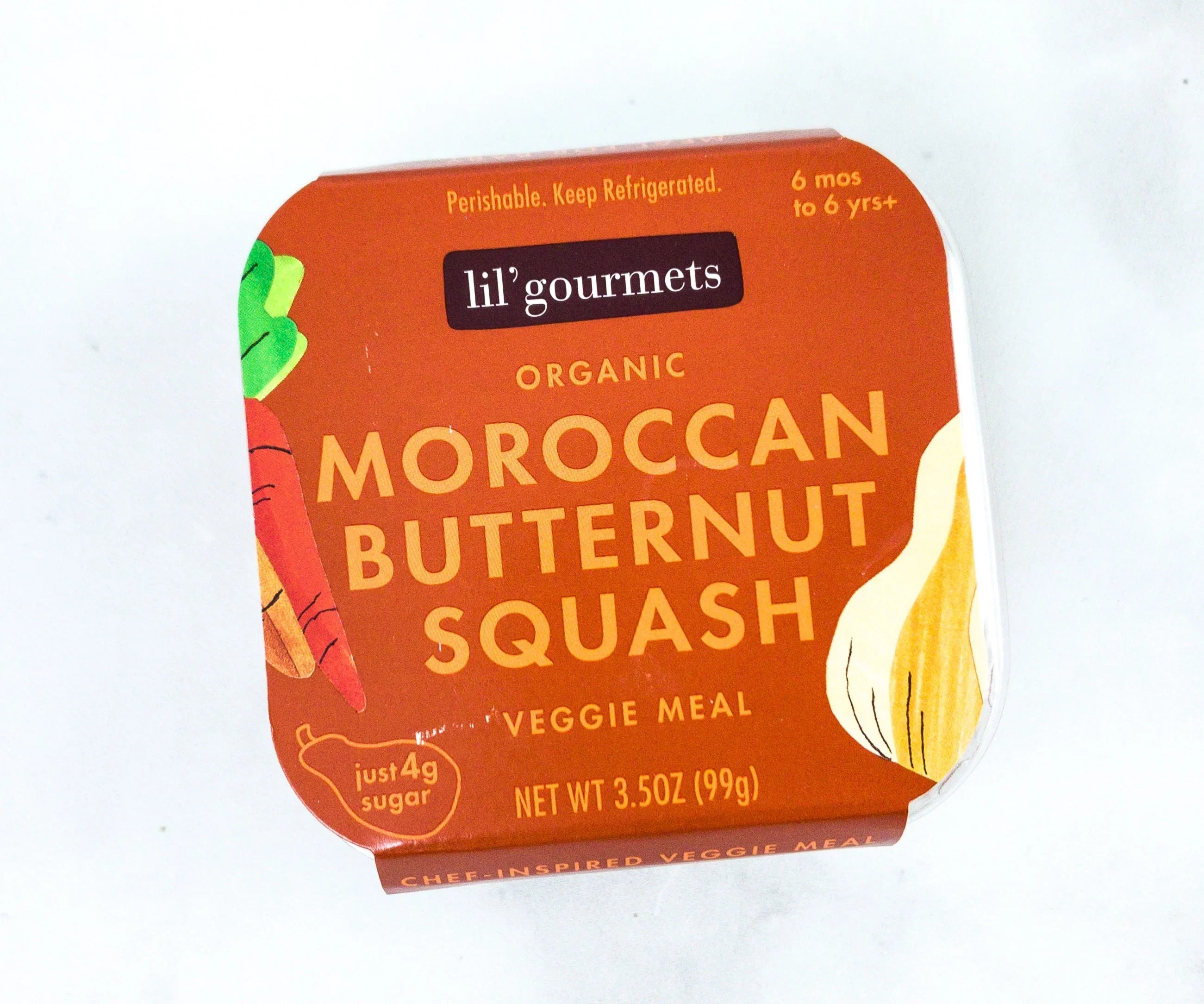 Lil Gourmets - Squash Butternut Moroccan, 3.5 Oz - Pack of 8