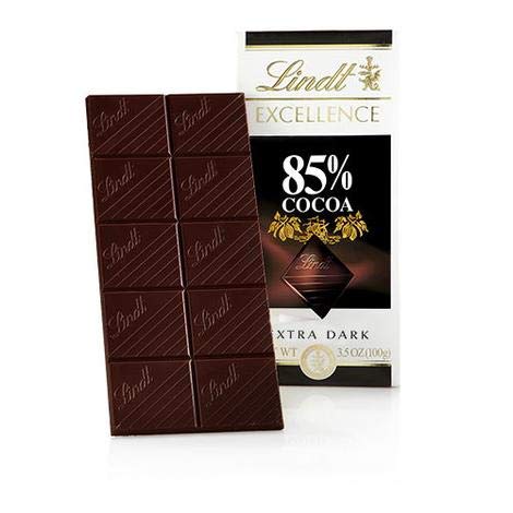 Lindt - Chocolate Bar Excellence 85% Cocoa, 3.5 Oz - Pack of 12