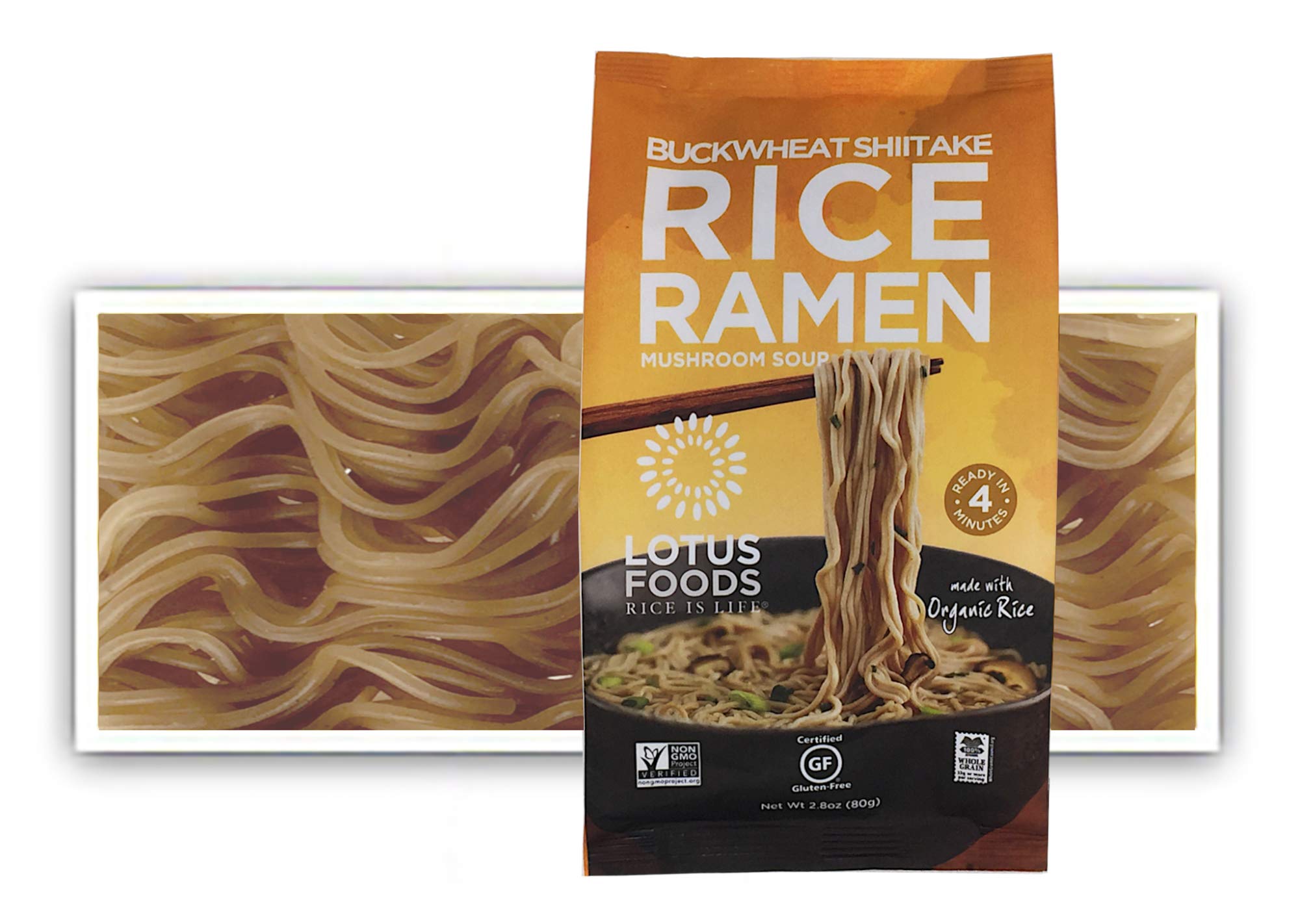 Lotus Foods - Ramen Buckwheat Mushroom Organic, 2.8 Oz - Pack of 10