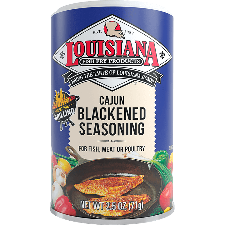 Louisiana Fish Fry - Blackened Fish Seasoning, 2.5 Oz - Pack of 12