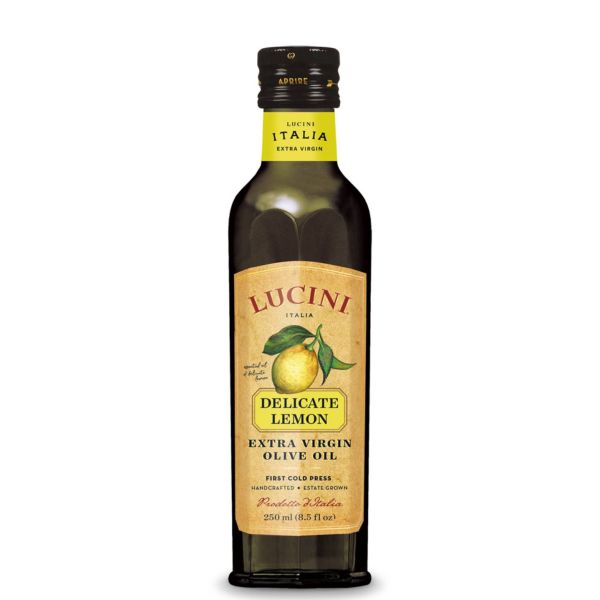 Lucini - Lemon Infused Extra Virgin Olive Oil, 250 Ml - Pack of 6