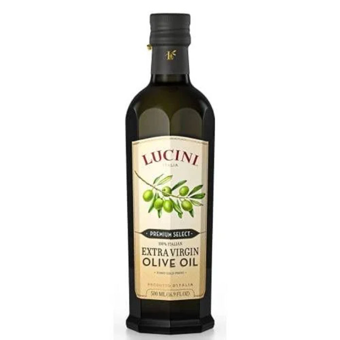 Lucini - Premium Select Organic Extra Virgin Olive Oil, 500 Ml - Pack of 6