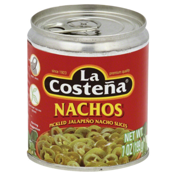 La Costena - Jalapeno Nacho Peppers, 7 Oz - Pack of 12