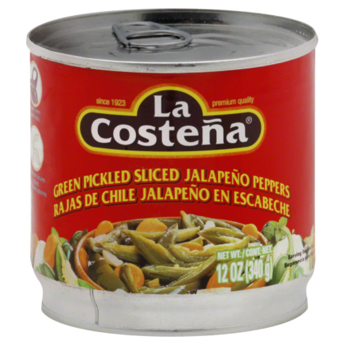 La Costena - Sliced Jalapeno Peppers, 12 Oz - Pack of 12