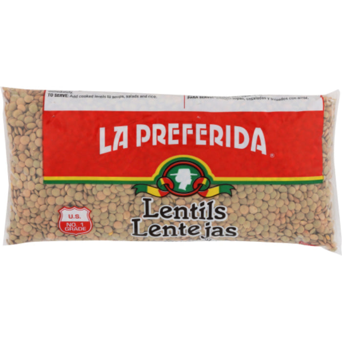 La Preferida - Lentil Beans, 16 Oz - Pack of 24