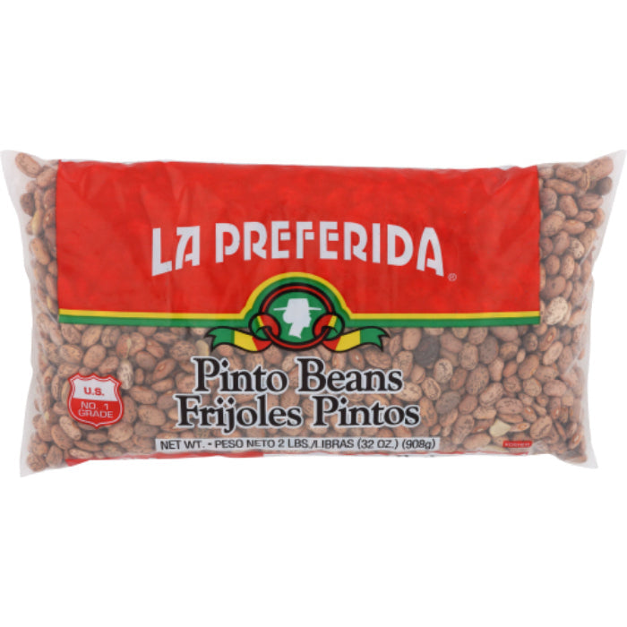 La Preferida - Pinto Beans Polybag, 2 Lb - Pack of 12