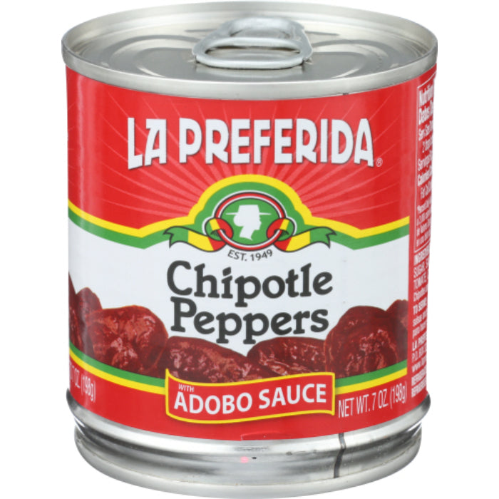 La Preferida - Whole Chipotle Pepper, 7 Oz - Pack of 12