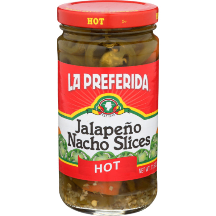 La Preferida - Hot Sliced Jalapeno Pepper, 11.5 Oz - Pack of 12