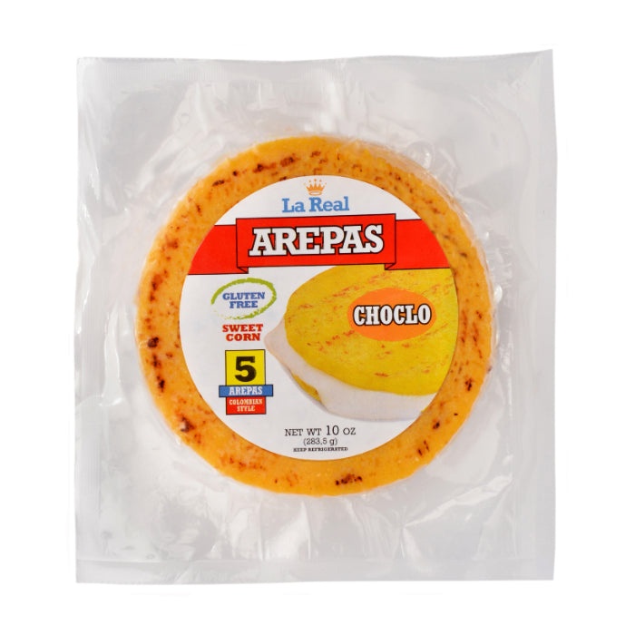 La Real - Arepas Choclo Sweet Corn, 10 Oz - Pack of 12