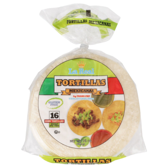 La Real - Corn Tortillas Mexicanas, 16 Oz - Pack of 25