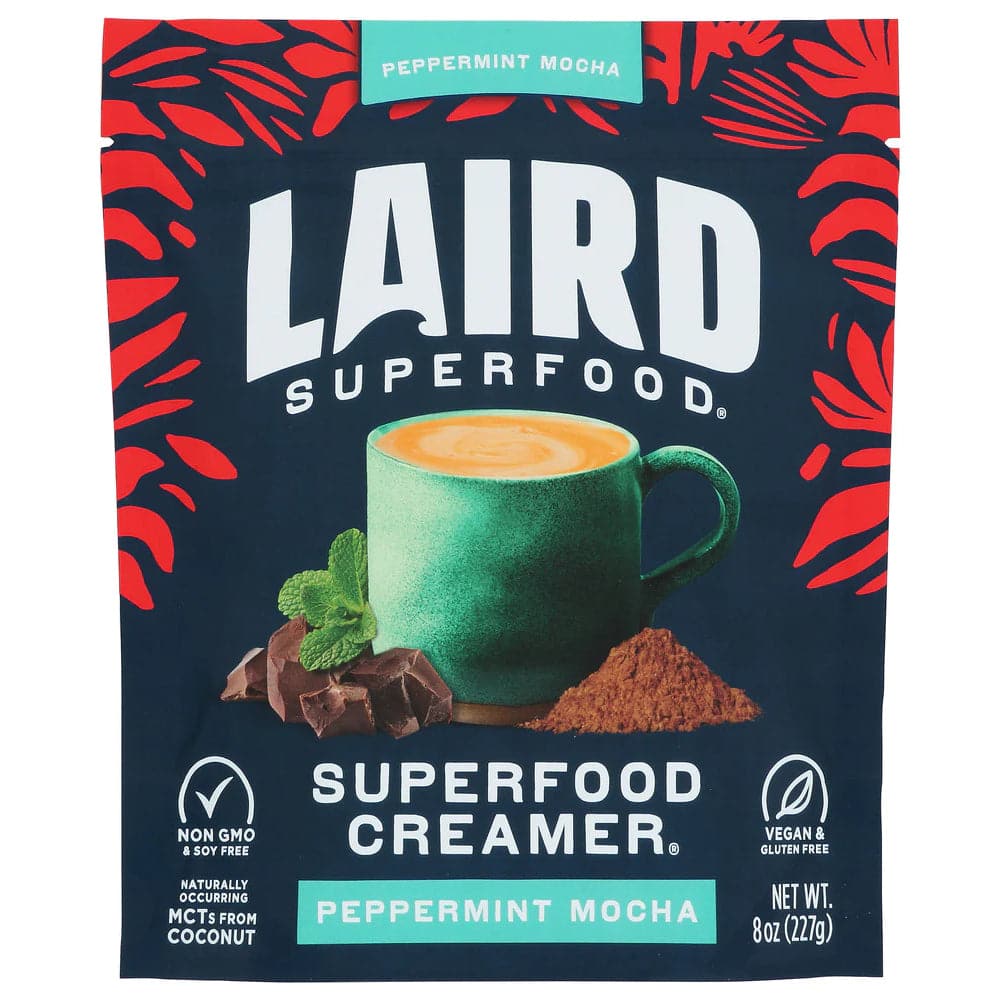 Laird Superfood - Peppermint Mocha Superfood Creamer, 8 Oz