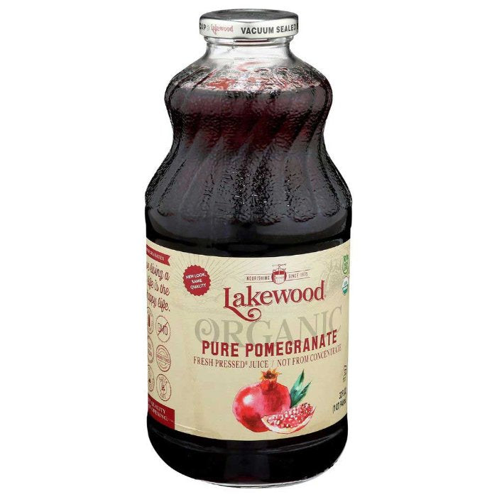 Lakewood - Organic Pure Pomegranate Juice, 32 fl Oz - Pack Of 6