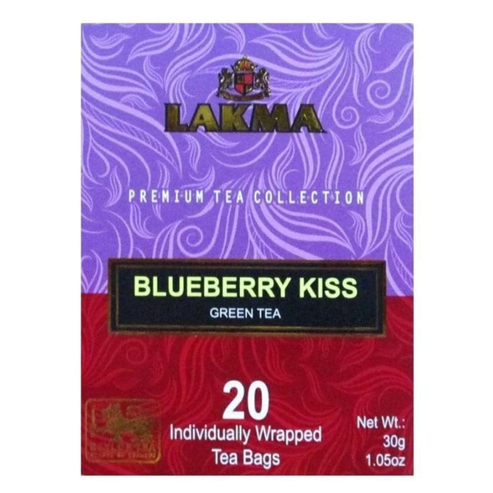 Lakma - Green Tea Blueberry Kiss, 1.05 Oz