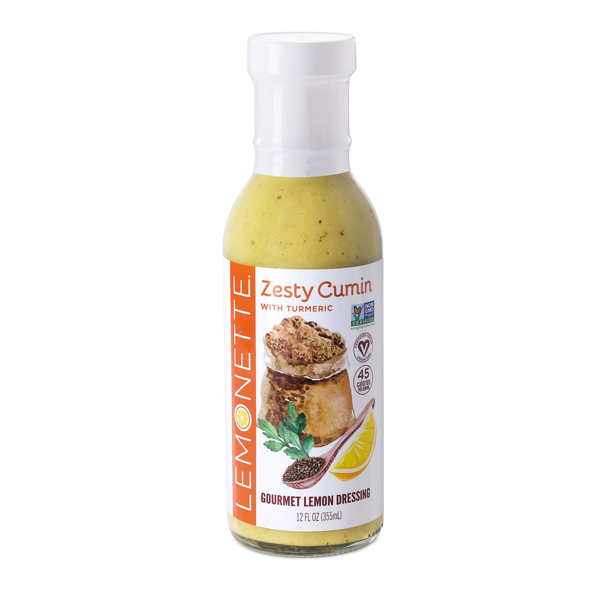 Lemonette - Dressing Zesty Cumin, 12 Oz | Pack of 6