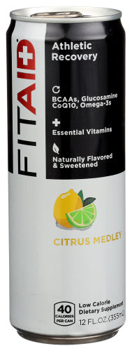 Lifeaid Beverage - FitAid Citrus, 12 Oz - Pack of 12