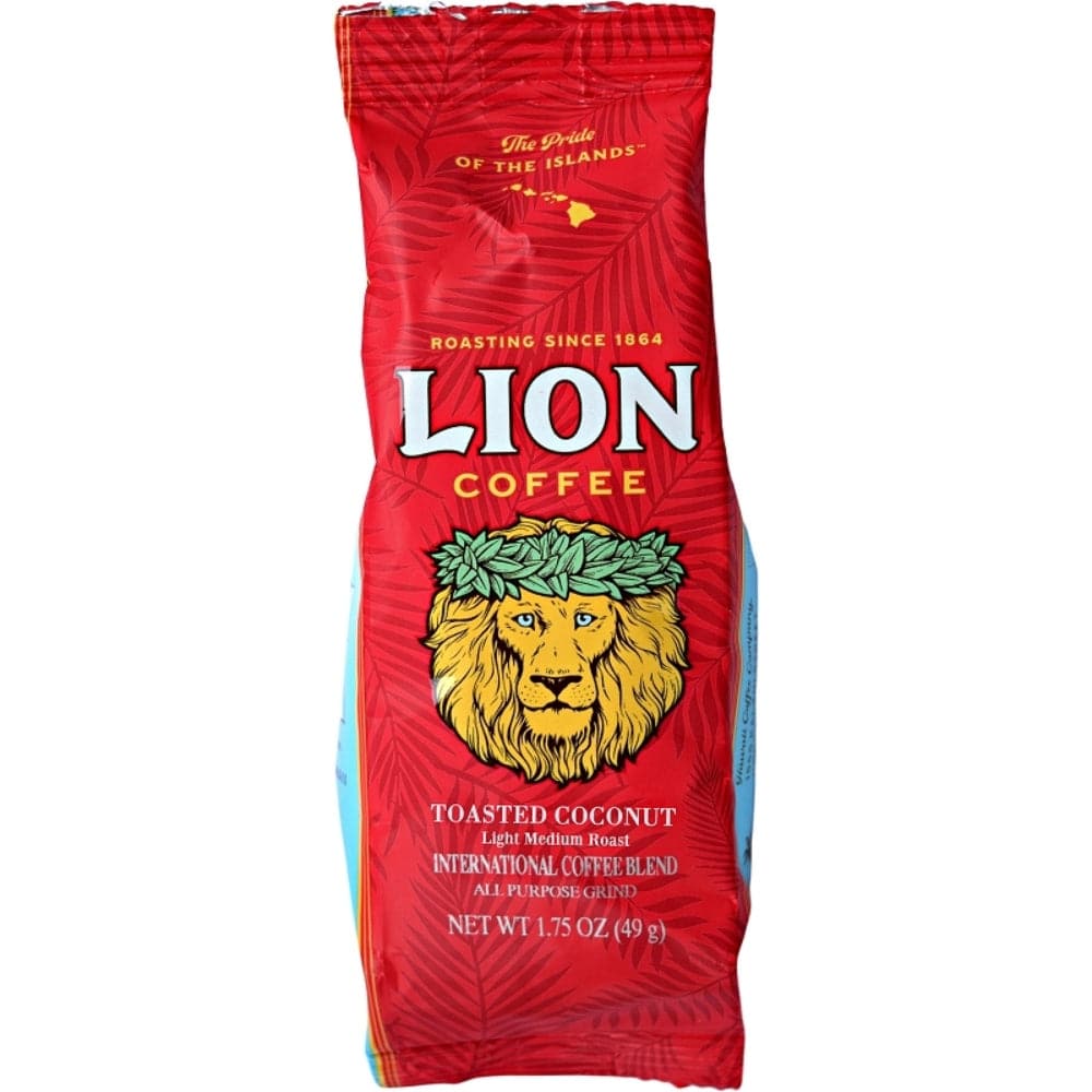 Lion Coffee - Coffee Toasted Coconut, 1.75 Oz