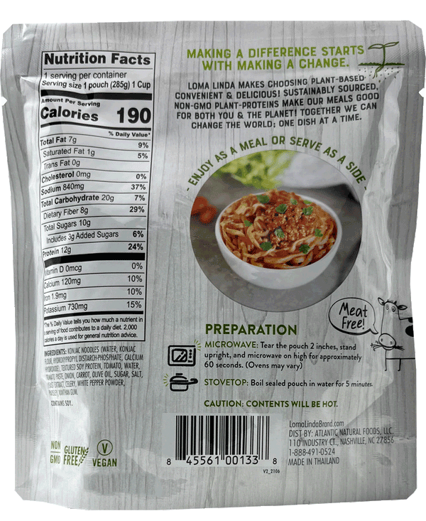 Loma Linda - Hearty Spaghetti, 10oz