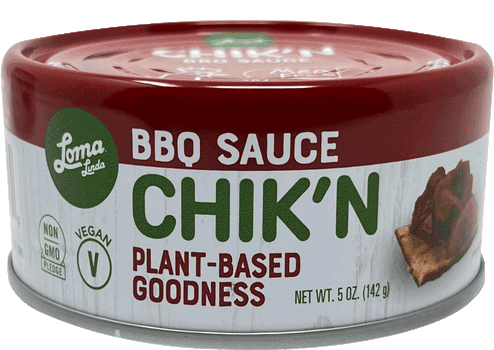 Loma Linda - Plant-Based Chik'n - In BBQ Sauce, 5oz