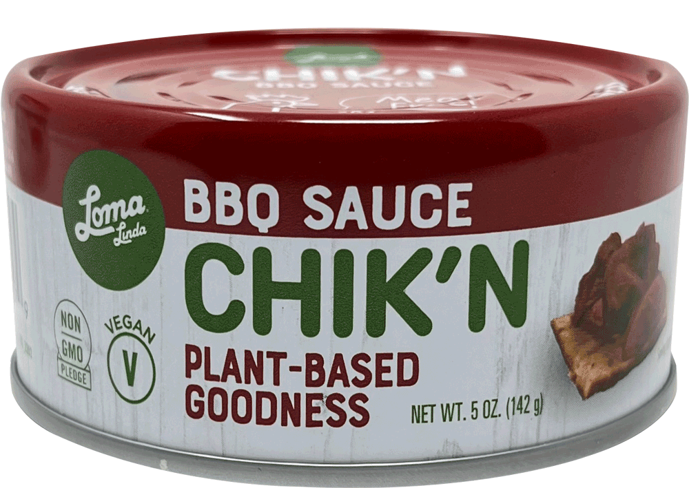 Loma Linda - Plant-Based Chik'n - In BBQ Sauce, 5oz