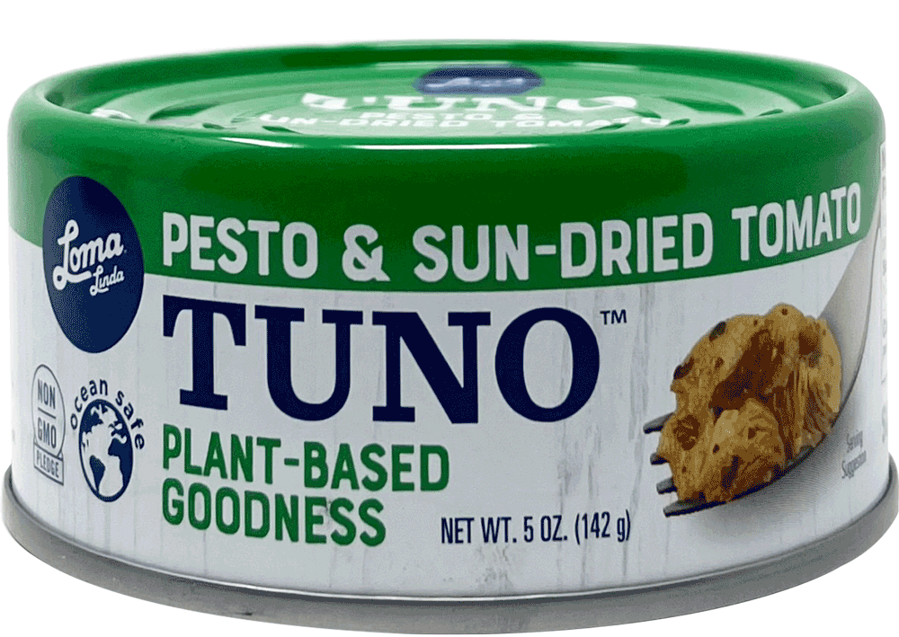 Loma Linda - Plant-Based Tuno - Pesto & Sun-Dried Tomato, 5oz