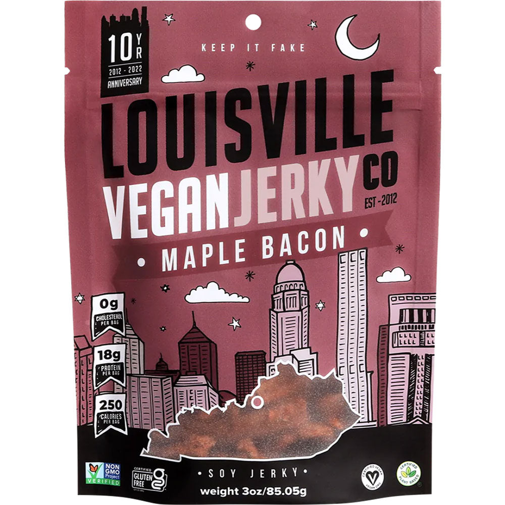 Louisville Vegan Jerky - Maple Bacon, 3oz.