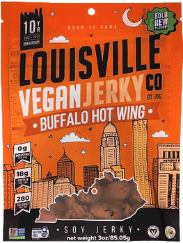 Louisville Vegan Jerky - Buffalo Hot Wing, 3oz