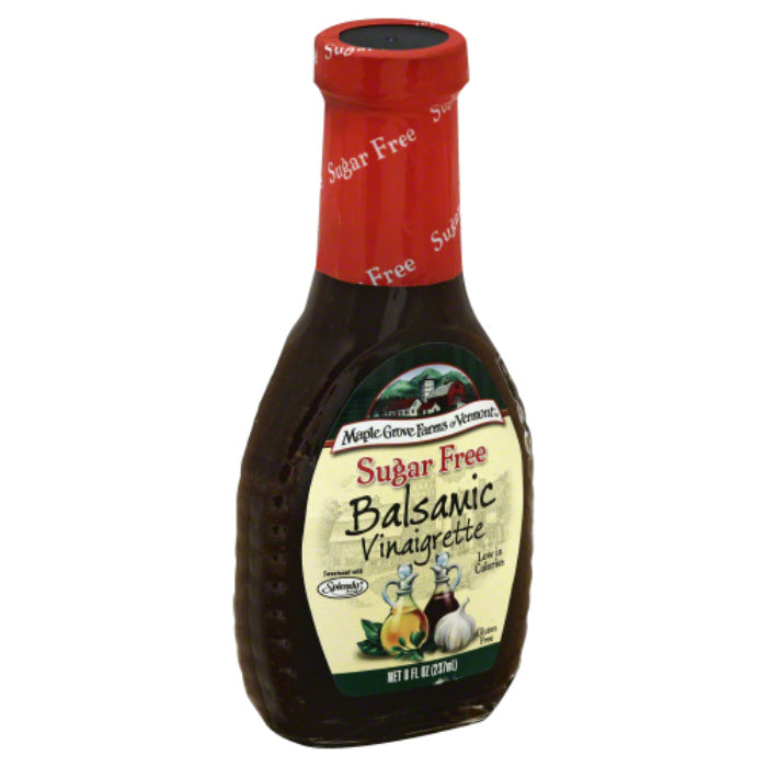 Maple Grove - Dressing, Sugar-Free Balsamic Vinaigrette, 8 Oz - Pack of 6