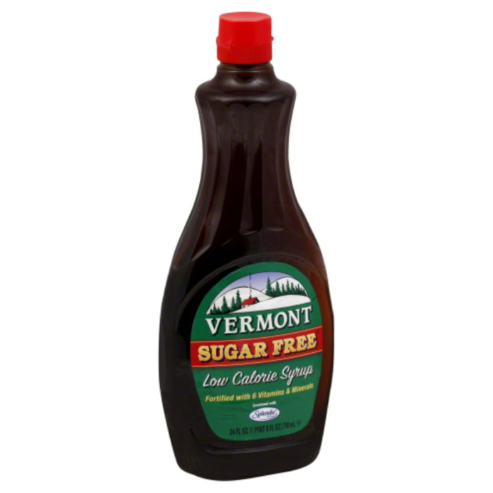 Maple Grove - Syrup, Sugar-Free Vermont Pancake, 24 Oz - Pack of 6