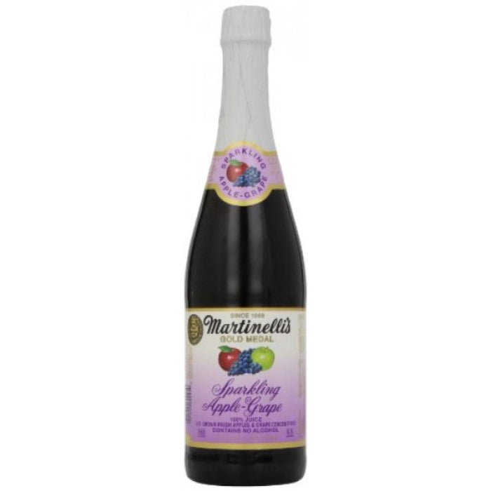 Martinelli's - Juice Sparkling Apple Grape, 25.4 Fl Oz - Pack of 12