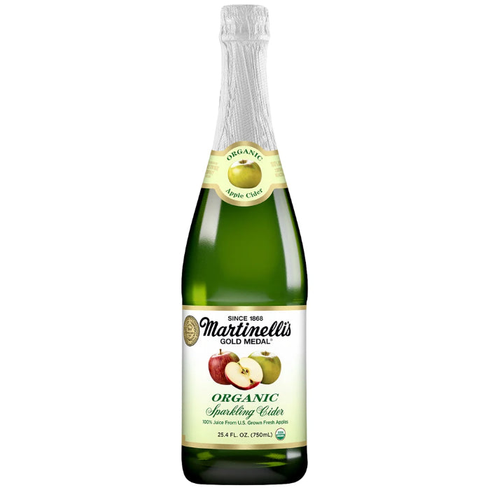 Martinelli's - Juice Sparkling Cider Organic, 25.4 Fl Oz - Pack of 12