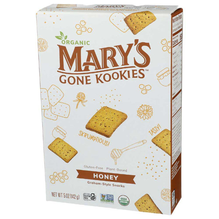 Mary's Gone Crackers - Graham-Style Honey Cookies, 5 oz - Pack of 6