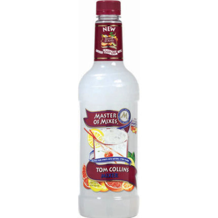 Master of Mixes - Tom Collins Mix, 33.8 oz - Pack of 6