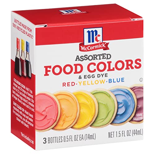 McCormick - Food Colors Assorted Kit, 1.5 oz - Pack of 8