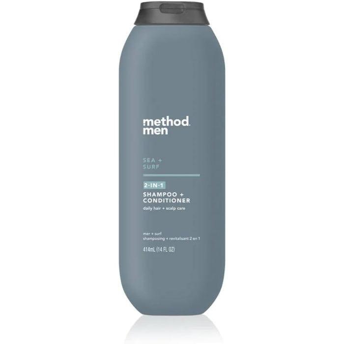 Method - 2-in-1 Shampoo for Men, Sea Surf, 14 oz - Pack of 1