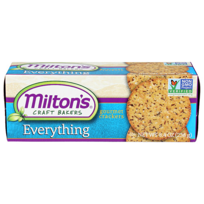 Milton's - Cracker Gourmet Everything, 8.4 Oz - Pack of 8