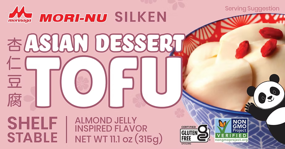 Mori Nu - Silken Tofu - Asian Dessert Almond Jelly, 11.1oz