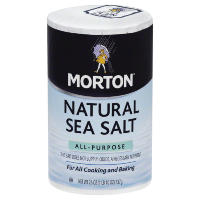 Morton's - Sea Salt All Purpose, 26 Oz - Pack of 12